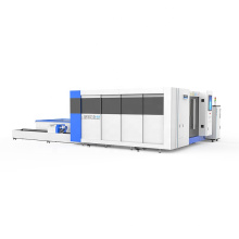 High speed fully covered SF3015 2000w cnc fiber laser cutting machine for metal pipes and sheet